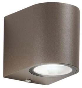 FAN I-ONE-AP1 BRO Venkovní nástěnné svítidlo ONE, korten, 1 x GU10, IP54, 9,3 x 8 x 6,7 cm - FANEUROPE