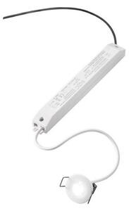 FAN INC-HELP-R37 Zápustné svítidlo LED Help, bílé, polykarbonát, 1,2 W, 130 lm, 4000 K, nouzová baterie 3 h, 3,7 x 3,7 x 2,6 cm - FANEUROPE