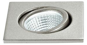 FAN INC-POLARIS-Q3 Zápustné svítidlo LED Polaris, nikl/hliník, 3 W, 300 lm, 4000 K, 6,6 x 6,6 x 5,7 cm - FANEUROPE