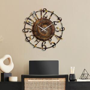 Wallity Nástěnné kovové hodiny Clock 15 - 1 vícebarevné