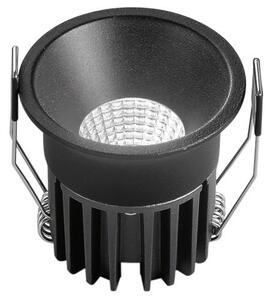 FAN INC-QUARK-R8-NER Zápustné svítidlo LED Quark, hliník, černé, COB, 8 W, 830 lm, CCT, 6,5 x 6,5 x 5,5 cm - FANEUROPE