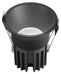 FAN INC-QUARK-R18-NER Zápustné svítidlo LED Quark, hliník, černé, COB, 18 W, 2000 lm, CCT, 10 x 10 x 9,5 cm - FANEUROPE