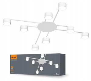 VIDEX Bodové stropní svítidlo pro 8 žárovek GX53 VL-SPF22B-W