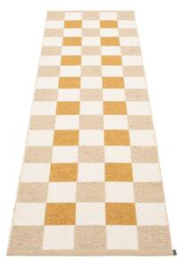 Okrově žluto-béžový vnitřní a venkovní běhoun 70x240 cm Pix Vanilla Ochre – Pappelina