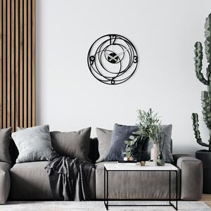 Wallity Nástěnné kovové hodiny Enzoclock černé
