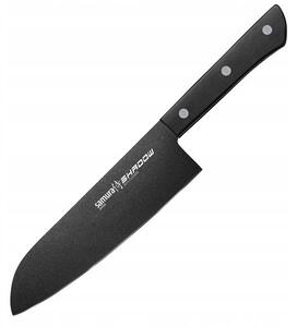 NŮŽ ŠÉFKUCHAŘE NŮŽ KUCHYŇSKÝ SANTOKU SAMURA SHADOW JAPONSKÁ OCEL AUS-8