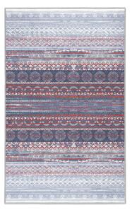 Fialovo-šedý pratelný koberec 80x150 cm Vintage Stripe – Mila Home