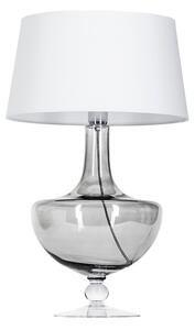 4concepts Designová stolní lampa OXFORD TRANSPARENT BLACK Barva: Béžová