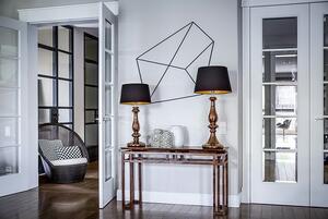 4concepts Luxusní stolní lampa VERSAILLES TRANSPARENT COPPER Barva: Bílá