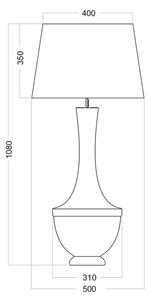 4concepts Designová stolní lampa TROYA GREEN