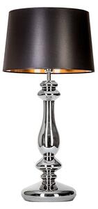4concepts Luxusní stolní lampa VERSAILLES PLATINUM Barva: Černo-bílá