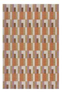 Koberec v oranžovo-přírodní barvě 155x230 cm Riley Block Geo – Flair Rugs