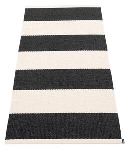 Černo-bílý vnitřní a venkovní běhoun 70x150 cm Bob Black Vanilla – Pappelina