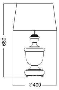 4concepts Designová stolní lampa TIVOLI COPPER