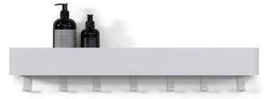 Bílá nástěnná ocelová koupelnová polička Multi – Spinder Design