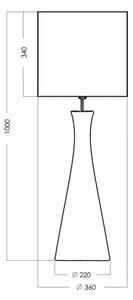 4concepts Designová stolní lampa CHIANTI