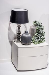 4concepts Designová stolní lampa PETIT TRIANON TRANSPARENT BLACK Barva: Černo-bílá
