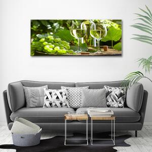 Foto obraz canvas Bílé víno a ovoce oc-87376150