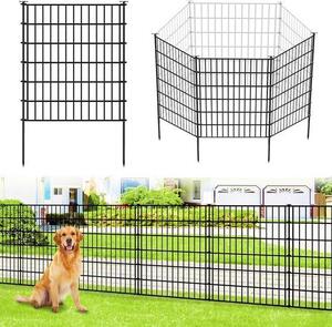 Plotová brána, výška 81 cm, šířka 71 cm - 5 panelů - Není nutná žádná výkopová práce - Nerezová ocelová bariéra pro psy a zvířata, vhodná do zahrady nebo na terasu