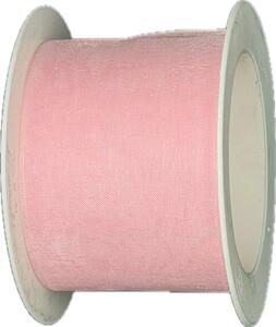 Stuha organzová ORGANDY Soft Pink světle růžová 40mm x 4m (7,-Kč/m)