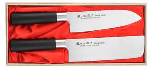 Satake Saku PP Sada 2 Santoku nožů 17 cm, Nakiri 16 cm
