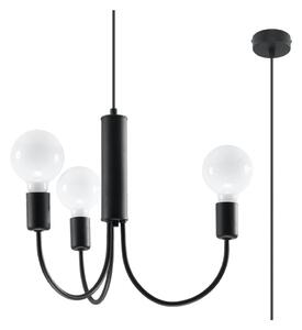 Černé závěsné svítidlo ø 45 cm Karim – Nice Lamps