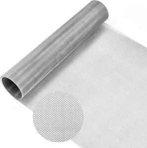 Drátěná síť 30 x 200 cm, jemná síť s 50 okami, nerezová ocel 304, filtr proti hmyzu, moskytiéra, síť proti myším, pro použití v zahradě, kuchyni, světlíku, kov