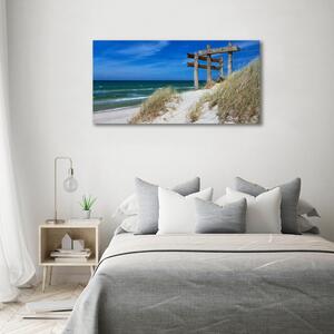 Fotoobraz skleněný na stěnu do obýváku Mořské duny osh-88665850