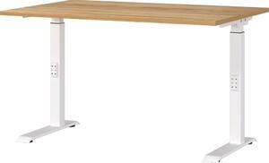 Pracovní stůl s nastavitelnou výškou s deskou v dekoru dubu Downey – Germania