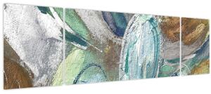 Obraz - Abstraktní malba postavy (170x50 cm)