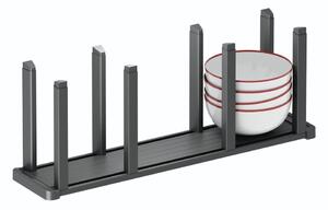 IN-DURO Držák na misky do šuplíku STRIPES, 10,5 x 47 x 18 cm , BOWL, antracit