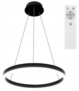 LED závěsné svítidlo lustr RING 40cm 22W 3CCT 3000-6500K černé XUDO dálkový ovladač