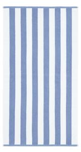 Modro-bílá bavlněná osuška 90x140 cm Stripe Jacquard – Bianca