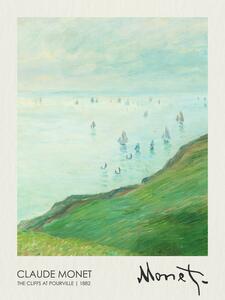 Obrazová reprodukce The Cliffs at Pourville (1882), Claude Monet