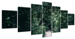 Obraz - Cesta lesem (210x100 cm)