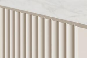 TV stolek Malmi 150 cm - kašmírový / crema bianca / černé nožky 4