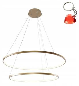ZÁVĚSNÁ LAMPA 60W LED 3000-4000-6000K ZUMA LINE BRENO 2023200-GD ZLATÁ