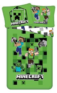 Jerry Fabrics Povlečení z mikrovlákna 140x200 + 70x90 cm - Minecraft "Out of the Box"