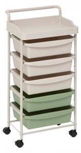 Regál 5five Simply Smart 40 x 82 x 34,5 cm, béžové odstíny