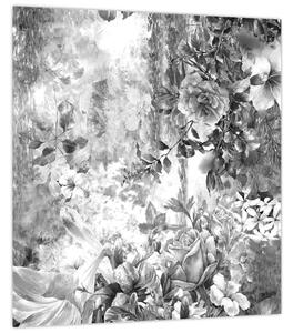 Obraz - Romantická zahrada (30x30 cm)