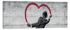 Obraz BANKSY Moderní do obýváku Velký XXL 145x45