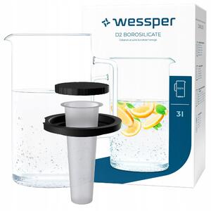 Konvice Wessper D2 Borosilikátové sklo 2,5 l