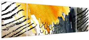 Obraz - Abstraktní akvarel (170x50 cm)