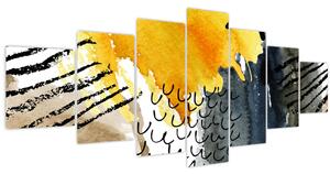 Obraz - Abstraktní akvarel (210x100 cm)