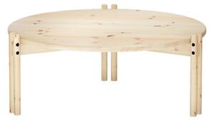 Kulatý konferenční stolek z borovicového dřeva v přírodní barvě ø 80 cm Sticks – Karup Design