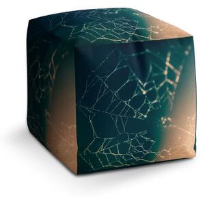 Sablio Taburet Cube Pavučina - 40x40x40 cm