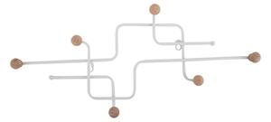 Bílý kovový nástěnný věšák 60,5 cm Metro – PT LIVING