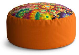 Sablio Taburet Circle Barevné obrazce: 38x48 cm