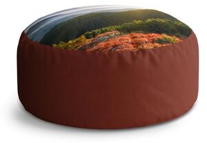 Sablio Taburet Circle Příroda: 38x48 cm