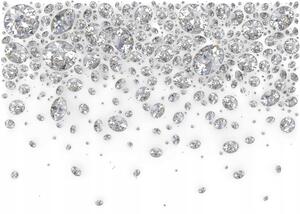Magnetická maskovací rohož na radiátor - Krystaly 60x100 cm